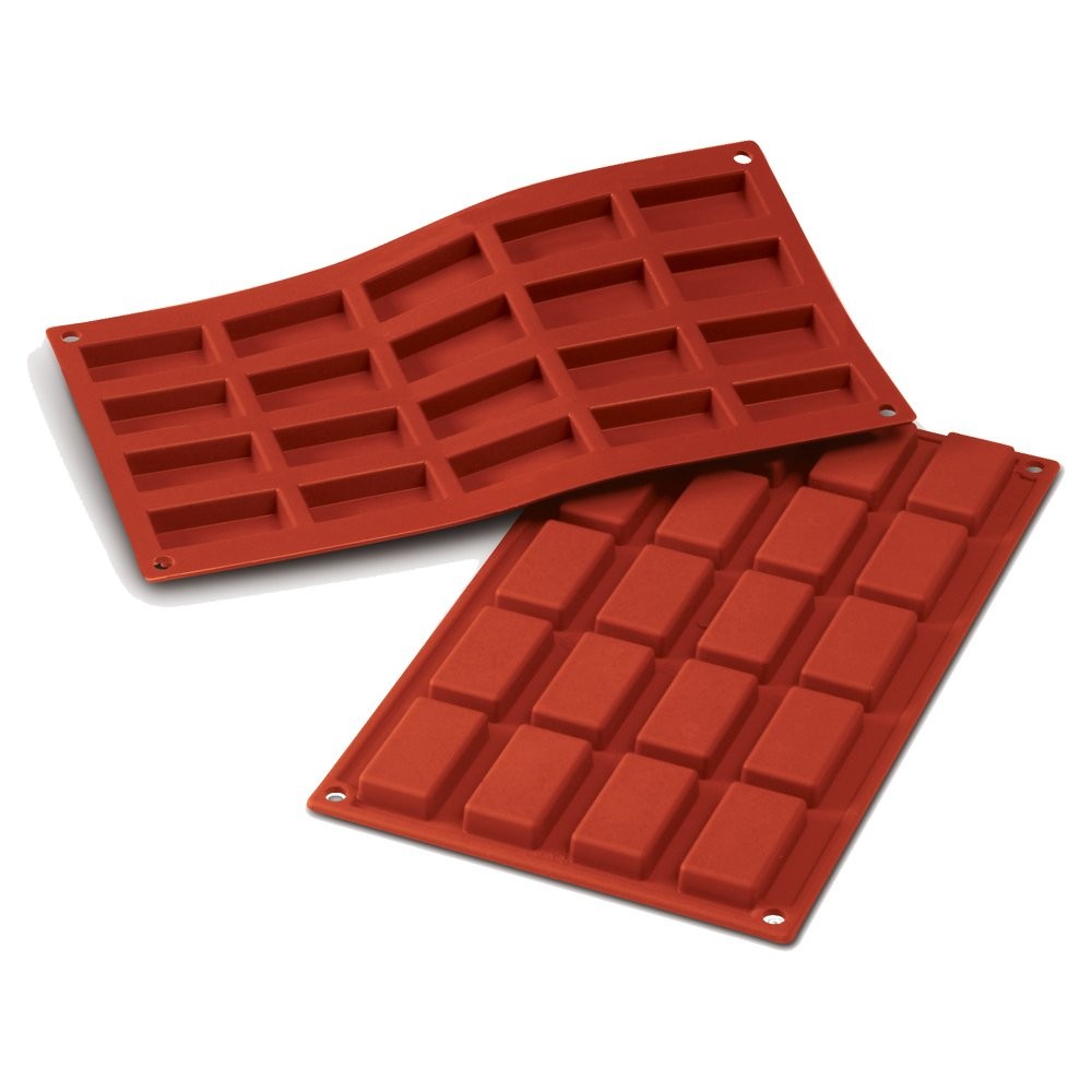 Moule en silicone pour monoportions SF025 moule antiadhésif 20 cavités