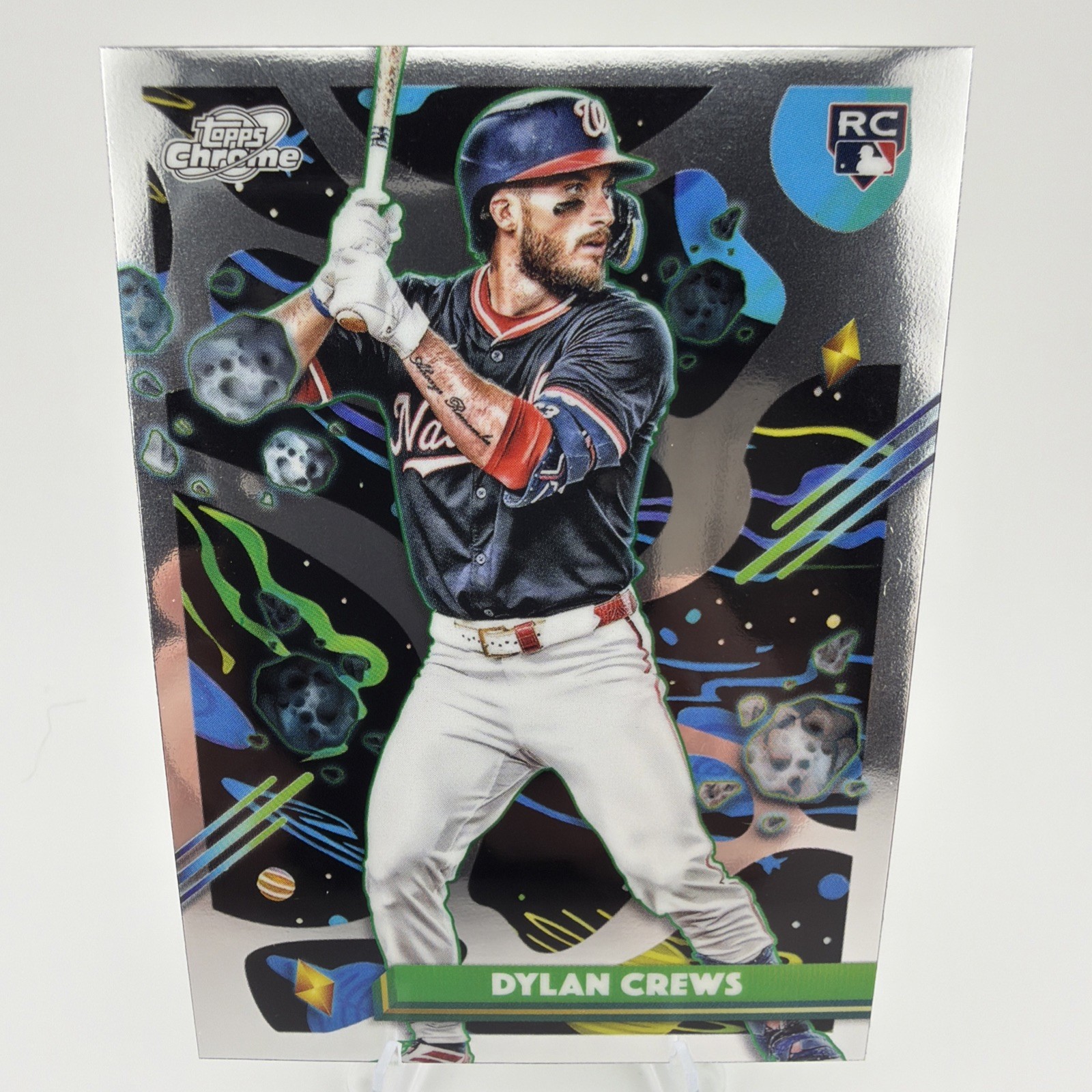 2025 Topps Cosmic Chrome Dylan Crews RC Rookie #194 Nationals 