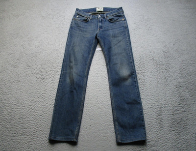 Acne Studios Jeans Mens 29 Ace STR Vintage Slim Straight Denim