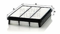 Mann-Filter C 32 005 Luftfilter FüR Toyota, Toyota (Faw)