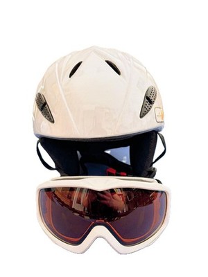 Walser Kronos II Skihelm mit Skibrille - Größe M 54-57 cm (gebraucht)