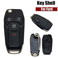 1Pcs 4 Button Replacement Car Smart Key Fob Shell Cover For Ford Fusion 2013-18