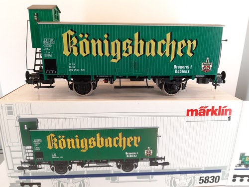 GWA830 Märklin 5830 Spur 1 - Bierwagen Königsbacher in OVP OVP leichte Lagerspur | Zustand: Gebraucht
