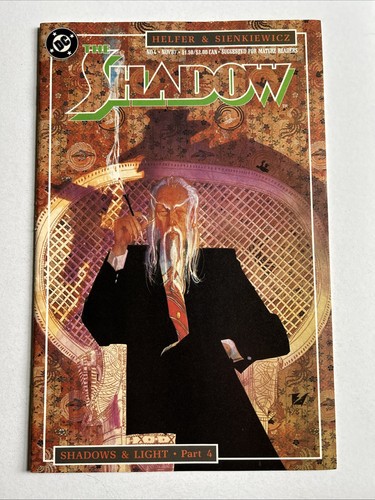 DC Comics The Shadow #4 (1987) Shadows & Light Part 4 Sienkiewicz