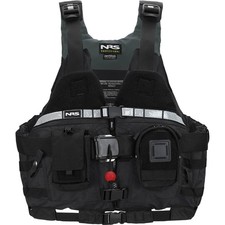 NRS Rapid Rescuer PFD, Black, Universal
