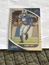 D’Andre Swift Rookie Card 2020 Absolute Football Card. Lions. rookie card picture