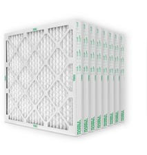 20x20x2 MERV 8 Pleated Air Filters by Mann Hummel. Box of 8.