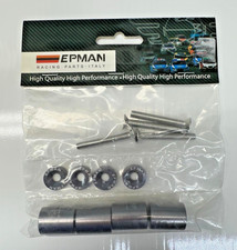 Epman Hood Spacers Bonnet Risers Kit Aluminum Gunmetal Universal Set Of 4