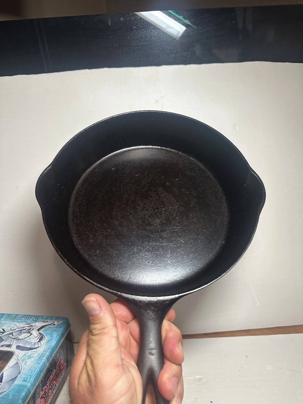 Vintage Wagner Sidney Arc O No 7 Cast Iron Skillet Rare Early Variation