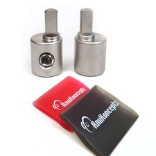 Offset Power/Ground Amp Input Wire Gauge Reducer 1/0 to 4 Gauge Pair with Hea...
