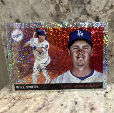 Topps Will Smith Auto #182 Los Angeles Dodgers Serial Numbered 11/50