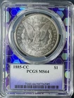 1885-CC Morgan Silver Dollar $1 Carson City, PCGS MS 64 #26595
