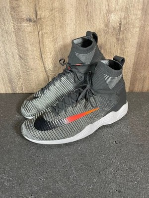 Nike Zoom Mercurial CR7 Herren Größe 11 UK Grau/Weiß/Orange Neu Ohne Etikett