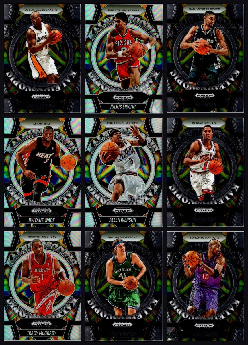2024-25 Panini Prizm Black Basketball Kaleidoscopic Silver Prizm Pick Your Card