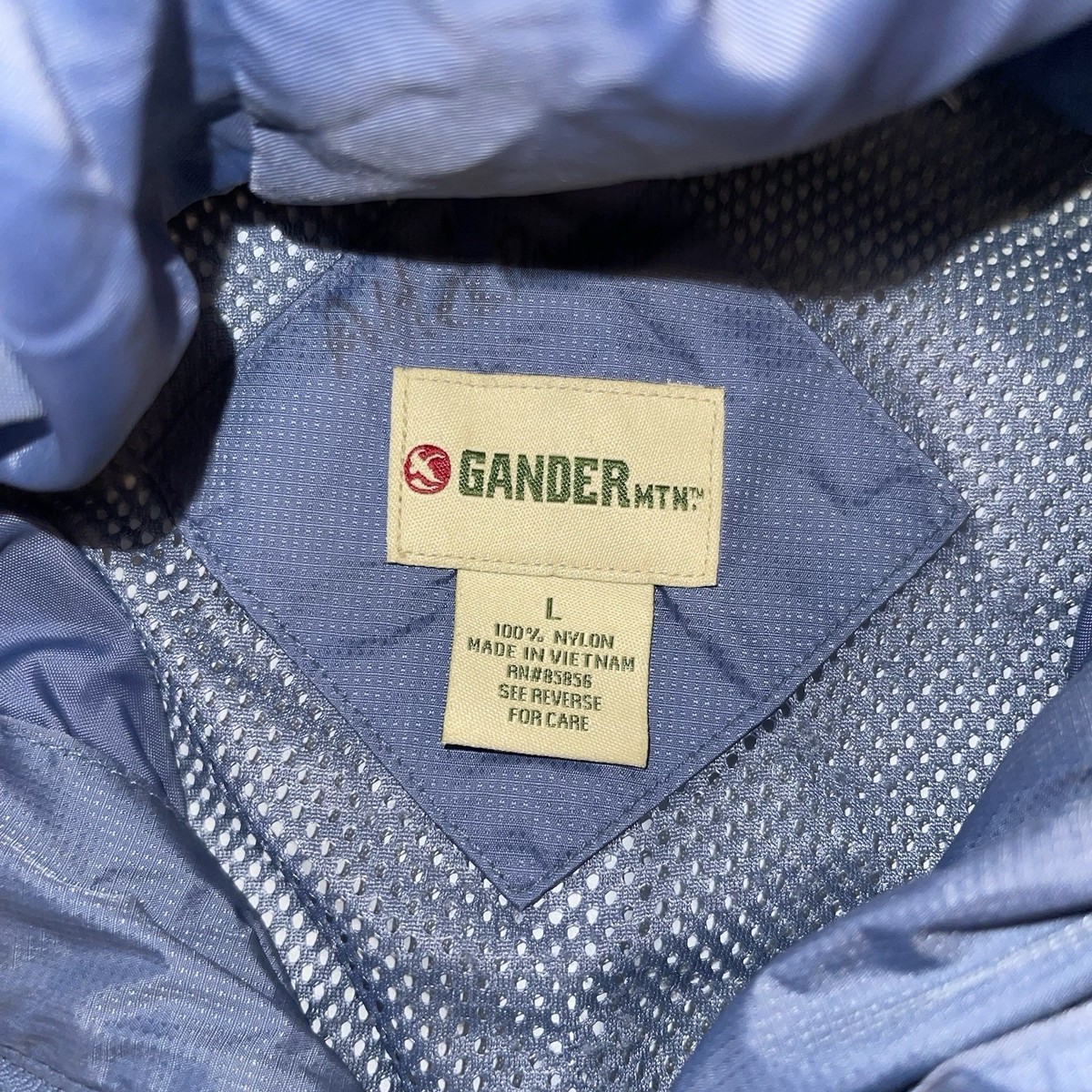 Gander Mountain Guide Series Men's Large Blue Nylon Hood Rain