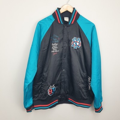 Nike Sportswear x Grotesk Varsity Jacket Large Black Blue Pipe Dream Team