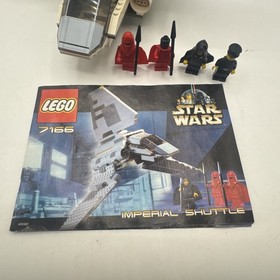 LEGO Star Wars: Imperial Shuttle (7166) Vintage - 95% Complete With Manual