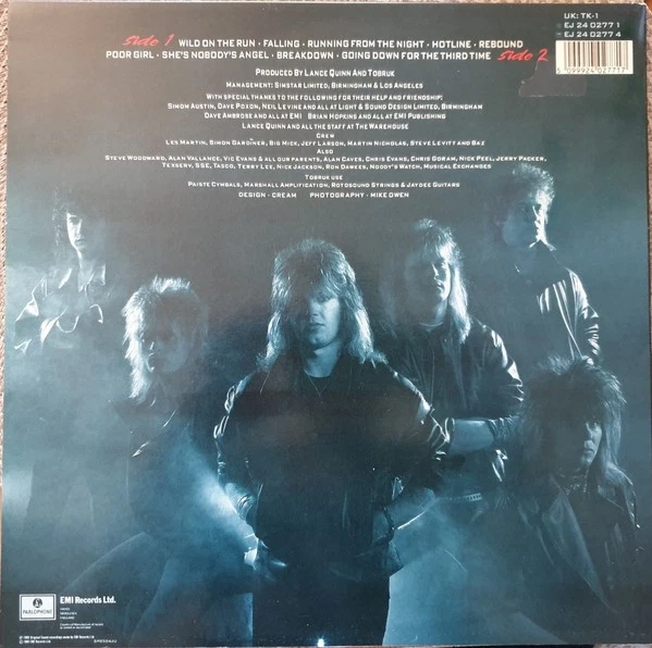 Tobruk - Wild On The Run (LP, Album) (Very Good Plus (VG+)) 3734928751 - Image 2 of 4