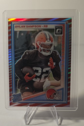 2025 Panini Donruss Optic - Rated Rookie Dylan Sampson #238 Freedom Prizm (RC)