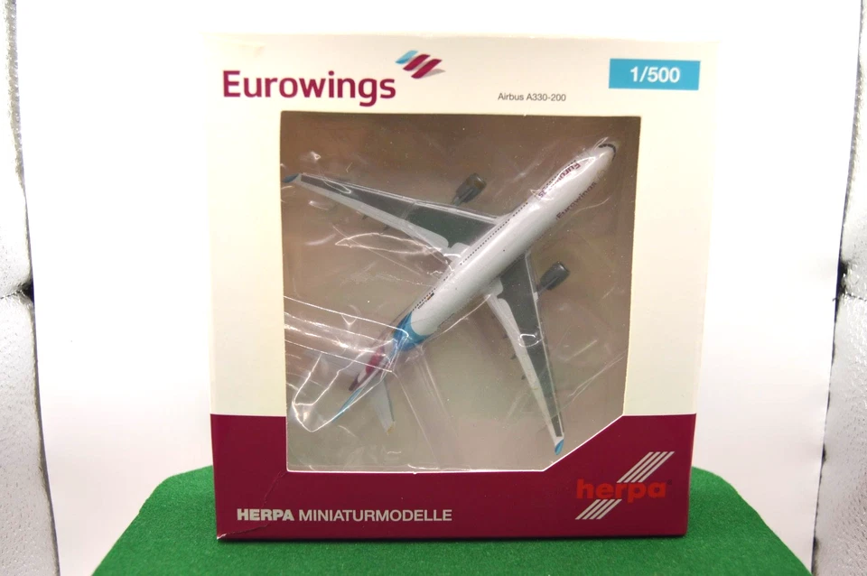 Herpa Eurowings Airbus A330-200 Reg. D-AXGA No.528153 1:500 in OVP