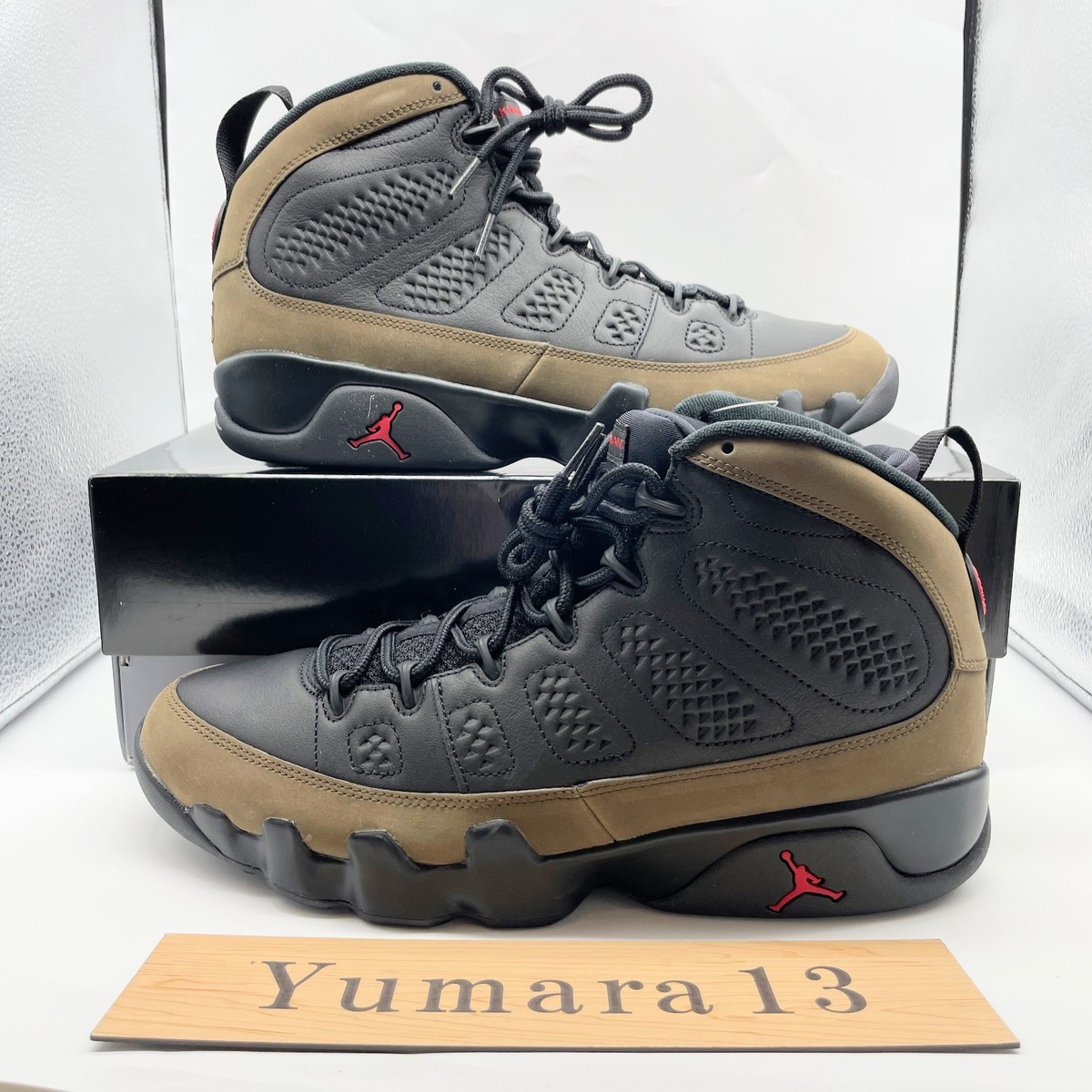 Nike Air Jordan 9 Retro Olive 2024 Black HV4794-030 Men display picture 1