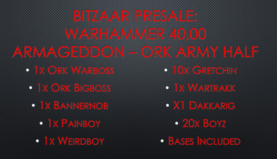 Warhammer 40k 11th Edition Armageddon Launch Box - ORK Half (Pre-Order)