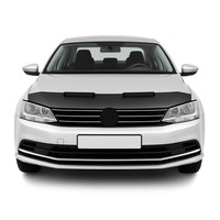 Haubenbra Steinschlagschutz Bonnet Bra FüR Vw Jetta 2010-2018 Schwarz Halb