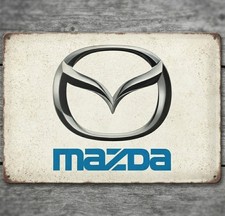 Mazda 8 x 12 Vintage Novelty Metal Sign Made In USA New!