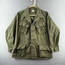 Vintage Vietnam Jungle Jacket Mens Medium OG 107 Coat Ripstop Poplin 1968 60s
