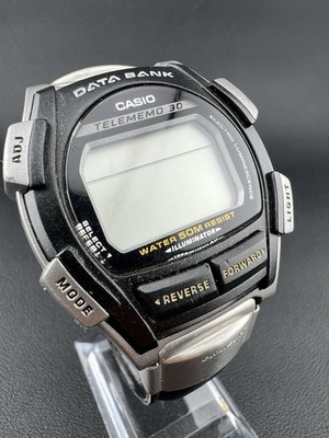 Casio Data Bank Telememo 30 Digitaluhr Herrenuhr Illuminator 50M