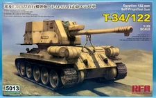 RyeField Model RM 5013 RFM 1/35 T-34/122 EGYPTIAN 122mm SELF PROPELLED GUN