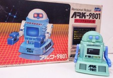 VINTAGE JAPAN ROBOT R2-D2 Blue CROWN TOMY STYLE WHITE