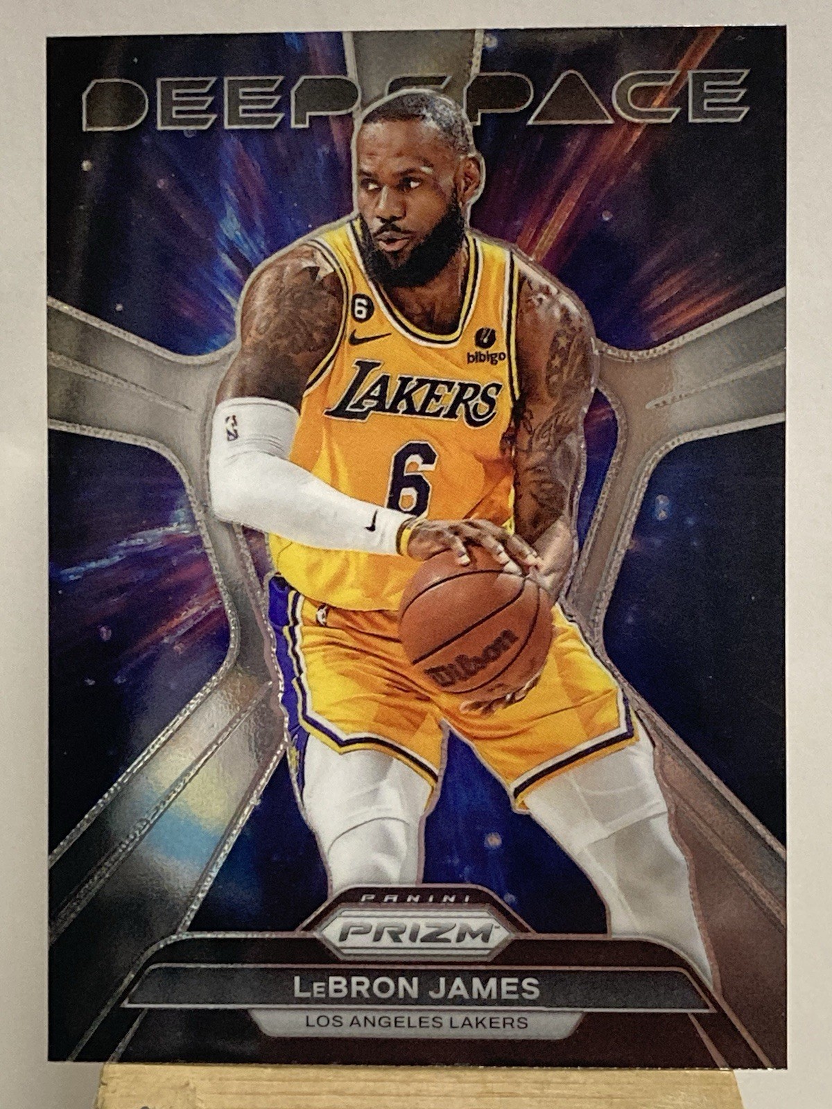 2023-24 Panini Prizm Lebron James Deep Space Insert #7 Lakers ￼
