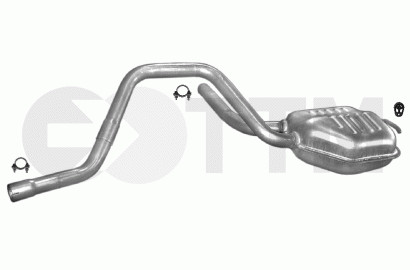 Silencieux arriere FORD MONDEO BREAK 2.0 anti corrosion pot echappement durable
