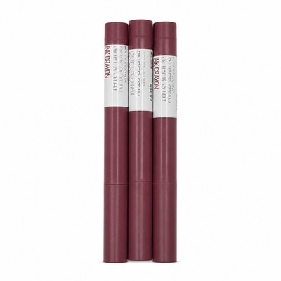 Maybelline Super Stay Ink Crayon Matte Lipstick 130 Pave The Road 3pk
