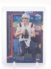 DRAKE MAYE 2025 TOPPS CHROME BLACK LEATHER /10 #207 PATRIOTS Q0786