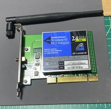 Linksys 2.4GHz wireless PCI card w/Antenna MDI003312674