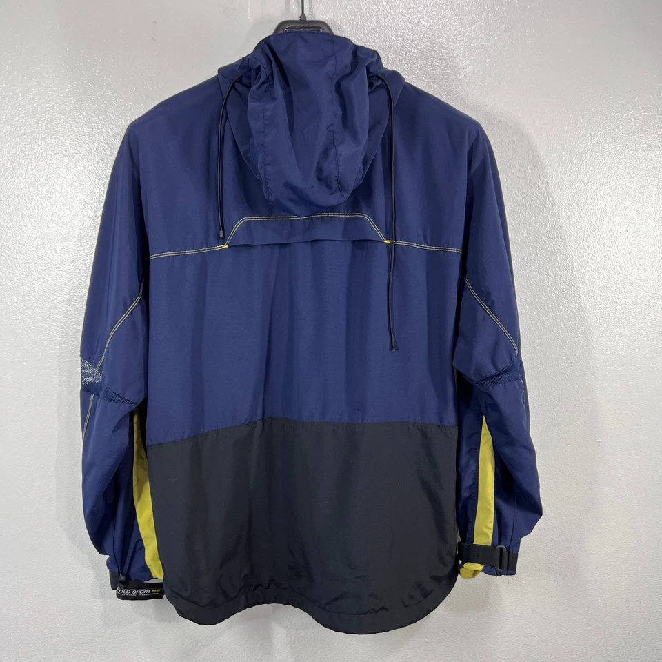 Chaqueta Polo Sport RL67 de Colección L Hecha en EE. UU. Y2K Colorblock Tech Cortavientos Años 90 Foto 2 de 4