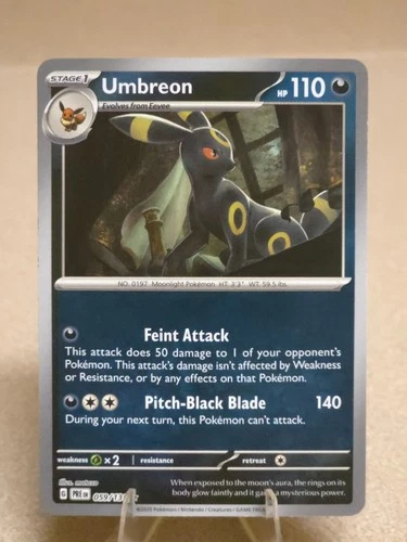 Umbreon (Master Ball Pattern) 059/131 Sv: Prismatic Evolutions Holo
