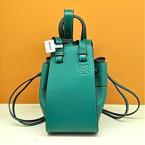 Excellent Condition Loewe Hammock Mini 2Way Green Handbag Crossbody