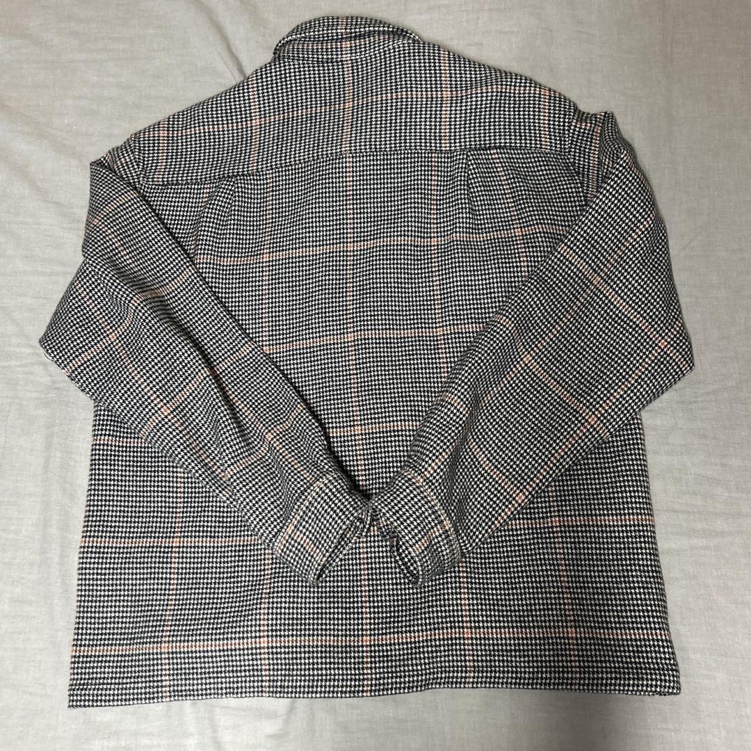 PENDLETON Shirt Jacket Houndstooth Size M Black &… - image 2