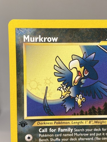 Murkrow 46/64 1st Edition Common Pokemon Neo Revelation Card TCG NM/LP - Picture 3 of 10