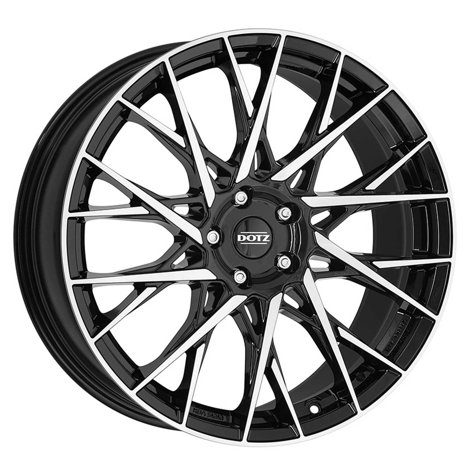 Dotz Fuji dark wheels 8.0Jx18 ET42 5x108 for Jaguar XE XF rims