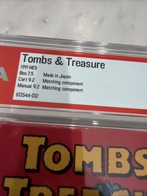 NES Nintendo TOMBS & TREASURE Psa GRADED 8.5