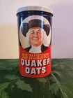 Vintage 1982 Old Fashioned Quaker Oats Tin Can Collector's Limited Edition 7.5"