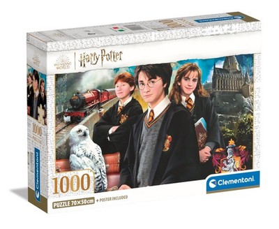 Jigsaw Puzzle Harry Potter 1000 Pieces - Poster Included, Puzzle for Adults 1...