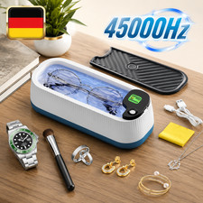 Uhren Brille Ultraschallreiniger Ultraschallreinigungsger&auml;t Mini 45000Hz DE