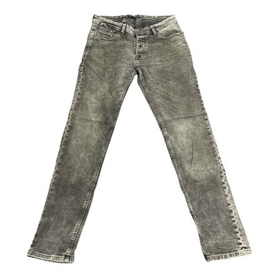 Diesel DNA S/S 2016 Release Grey Faded Slim Jeans Made in Italy 
