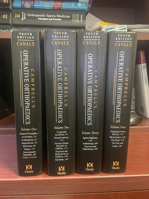 #ad Campbell#x27;s Operative Orthopaedics Tenth Edition 4 Vol Set Canale Mosby Illustra… $100.00