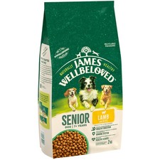 James Wellbeloved Dog Senior Lamb & Rice Dog Food Dry 2kg 12.32 per kilo